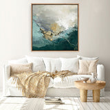 Uphill (Square) Canvas Print