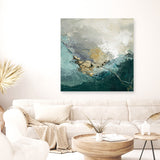 Uphill (Square) Canvas Print