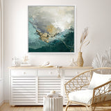 Uphill (Square) Canvas Print