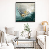 Uphill (Square) Art Print