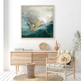 Uphill (Square) Art Print