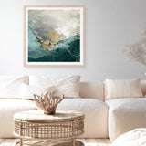 Uphill (Square) Art Print