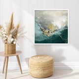 Uphill (Square) Art Print