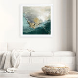 Uphill (Square) Art Print