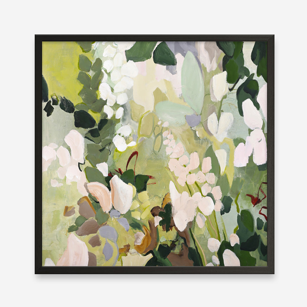 Green Garden Variation (Square) Art Print