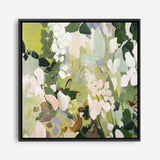 Green Garden Variation (Square) Canvas Print