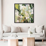Green Garden Variation (Square) Canvas Print