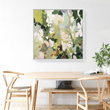 Green Garden Variation (Square) Canvas Print