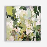Green Garden Variation (Square) Canvas Print