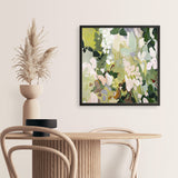 Green Garden Variation (Square) Art Print