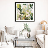 Green Garden Variation (Square) Art Print