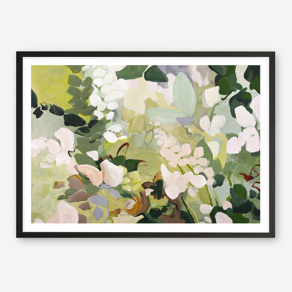 Green Garden Variation Art Print