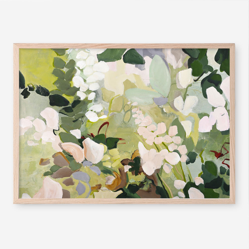 Green Garden Variation Art Print