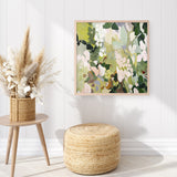 Green Garden Variation (Square) Art Print