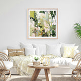 Green Garden Variation (Square) Art Print