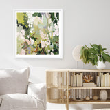 Green Garden Variation (Square) Art Print