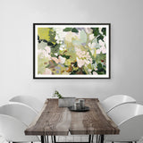 Green Garden Variation Art Print