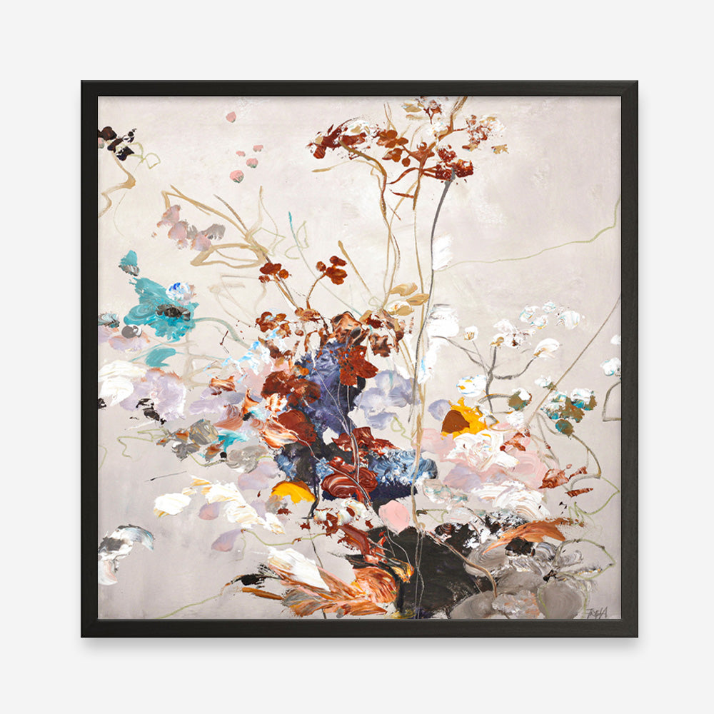 Abstract Flower 3 (Square) Art Print