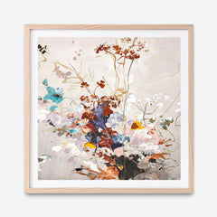 Abstract Flower 3 (Square) Art Print