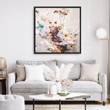 Abstract Flower 3 (Square) Canvas Print