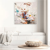 Abstract Flower 3 (Square) Canvas Print