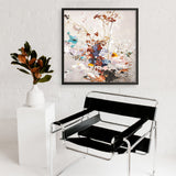 Abstract Flower 3 (Square) Art Print