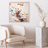 Abstract Flower 3 (Square) Art Print