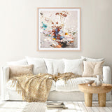 Abstract Flower 3 (Square) Art Print