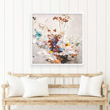 Abstract Flower 3 (Square) Art Print