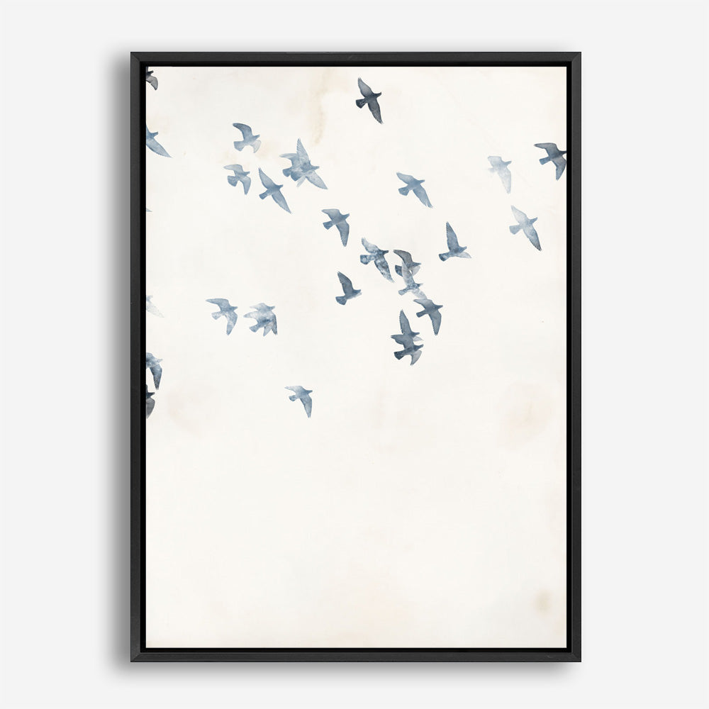Pigeons Sky Canvas Print