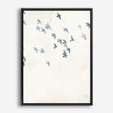 Pigeons Sky Canvas Print