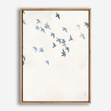 Pigeons Sky Canvas Print