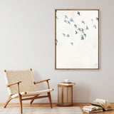 Pigeons Sky Canvas Print