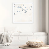 Pigeons Sky (Square) Art Print