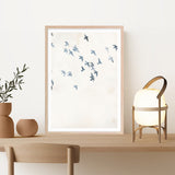Pigeons Sky Art Print