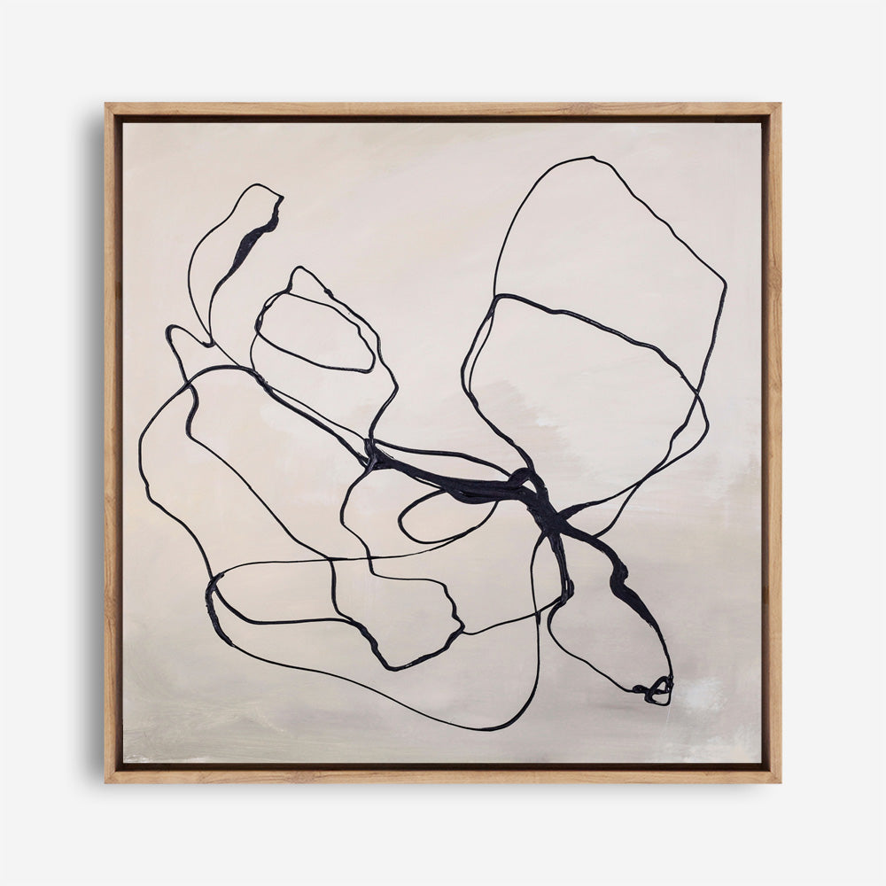 Fine Line 4 (Square) Canvas Print