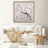 Fine Line 4 (Square) Canvas Print