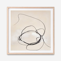 Fine Line 5 (Square) Art Print