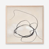 Fine Line 5 (Square) Art Print