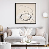 Fine Line 5 (Square) Canvas Print