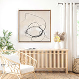 Fine Line 5 (Square) Canvas Print