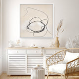 Fine Line 5 (Square) Canvas Print