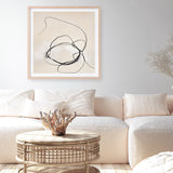 Fine Line 5 (Square) Art Print