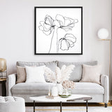 Fine Line 6 (Square) Canvas Print