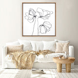 Fine Line 6 (Square) Canvas Print