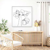 Fine Line 6 (Square) Canvas Print