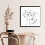 Fine Line 6 (Square) Art Print