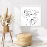 Fine Line 6 (Square) Art Print