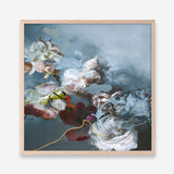 Haute Couture Blue (Square) Art Print