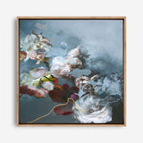 Haute Couture Blue (Square) Canvas Print